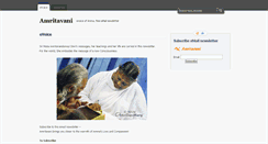 Desktop Screenshot of amritavani.com