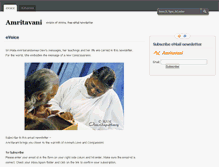 Tablet Screenshot of amritavani.com